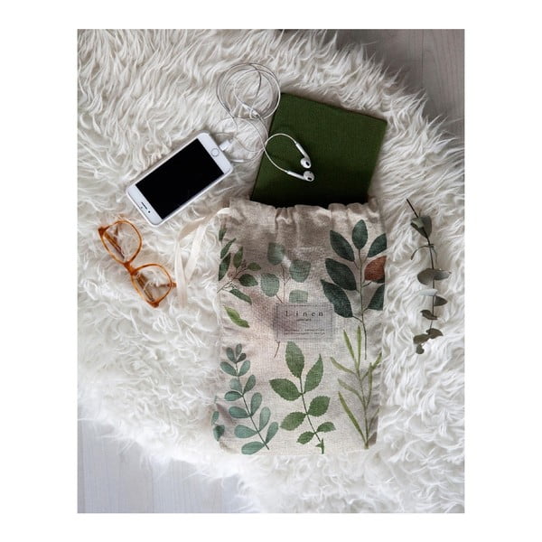 Reisikott Eucaliptuse linase seguga, pikkus 44 cm. - Really Nice Things-image-1