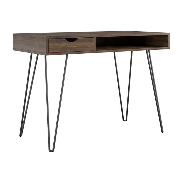 Pähklipuust töölaud 49x104 cm Concord - Novogratz