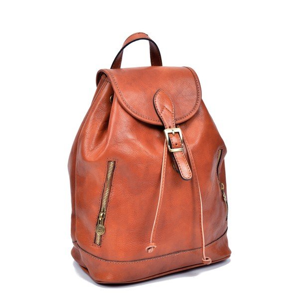 Konjaki pruun nahast seljakott Cindy - Sofia Cardoni-image-2