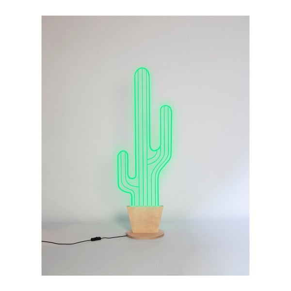 Světelná dekorace Really Nice Things Neon Cactus, 33,5 x 101 cm