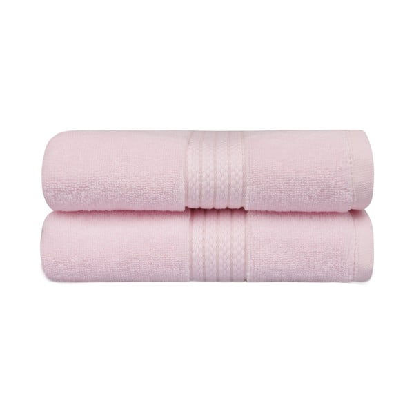 2 roosa vannitoarätiku komplekt, 90 x 50 cm Mira - Unknown