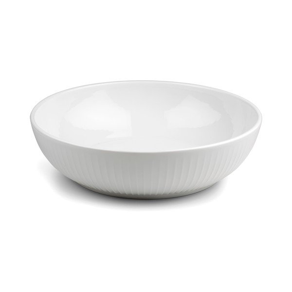 Valge portselanist Hammershoi salatikaussi, ⌀ 30 cm - Kähler Design