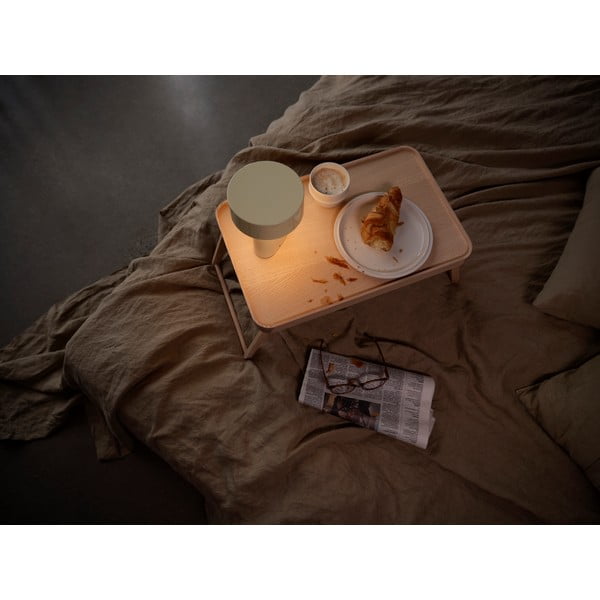 Heleroheline plastikust LED-laualamp (kõrgus 18 cm) Oblong - Zone-image-1