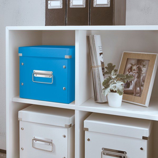 Sinine pappkarp kaanega hoiukarp Click&Store - Leitz-image-1
