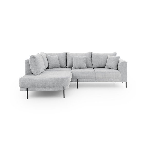 Helehall šenillist nurgadiivan (vasak nurk/L-kujuline) Mauris - Ropez