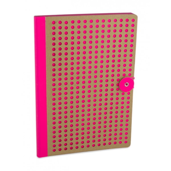 Růžový zápisník Portico Designs Laser, 160 stránek