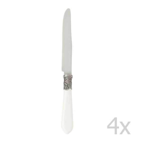 Nože Baroque White, 4 ks