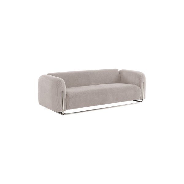 Hallikasbeež kordvelvetist diivan 234 cm Everman - Jotex