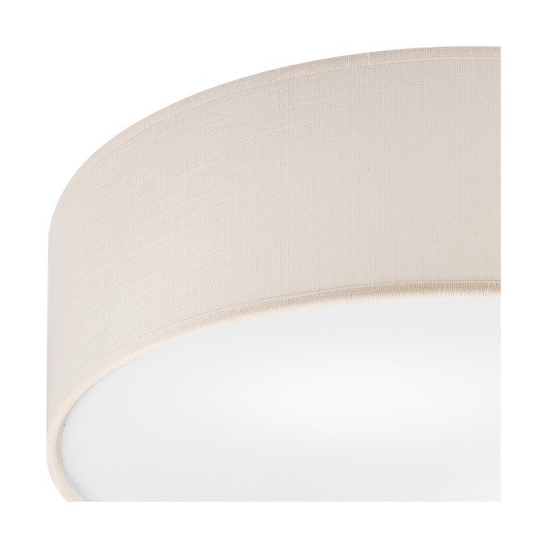 Kreem laevalgusti tekstiilist varjuga ø 45 cm Vivian - LAMKUR-image-3