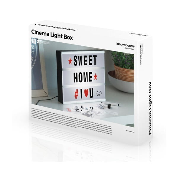 Valgus tahvel koos tähtede ja pliiatsiga Kinokast - InnovaGoods-image-3