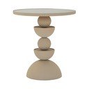 Ümmargune abilaud klaasist pealispinnaga ø 40,5 cm Dune - Mauro Ferretti