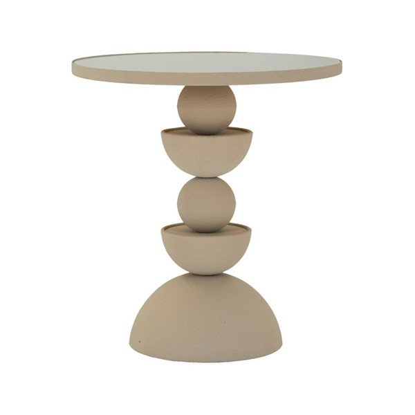 Ümmargune abilaud klaasist pealispinnaga ø 40,5 cm Dune - Mauro Ferretti