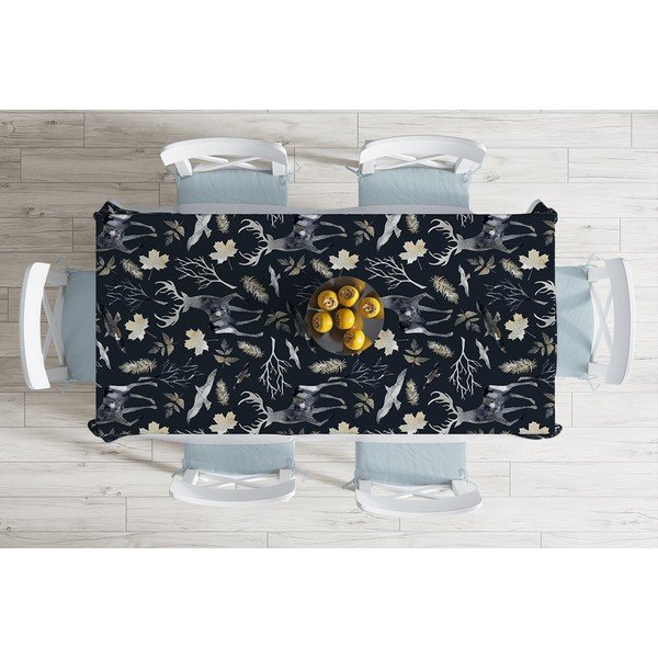 Jõululaudlina puuvillase seguga Dark Forest, 140 x 180 cm Christmas - Minimalist Cushion Covers-image-1