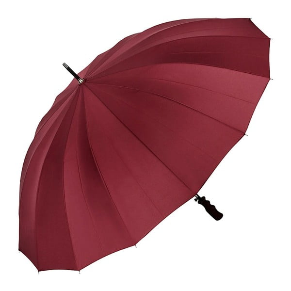 Tmavě červený holový deštník Von Lilienfeld Cleo XXL, ø 120 cm