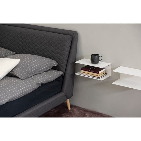 Valge metallist riiul Joliet - Actona-image-1