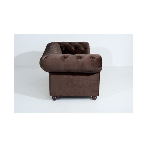 Tmavě hnědá pohovka Max Winzer Orleans Velvet, 196 cm-image-4