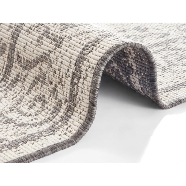 Hall ja kreemjas õuevaip , 80 x 150 cm Cebu - NORTHRUGS-image-2