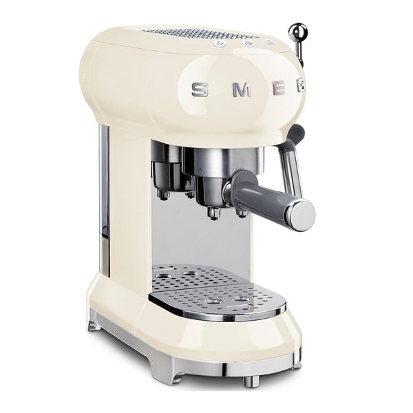 Kreemjas valge kangiga espressomasin espresso jaoks 50's Retro Style - SMEG