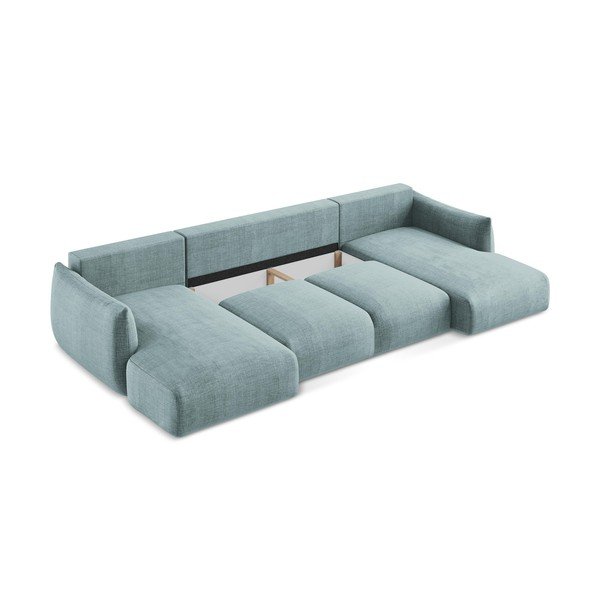 Sinine nurgadiivanvoodi (U-kujuline) Leila - Makamii-image-4