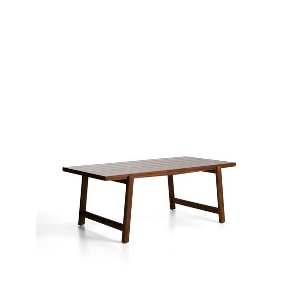 Aia söögilaud akaatsia pealispinnaga 100x200 cm Itani - Kave Home