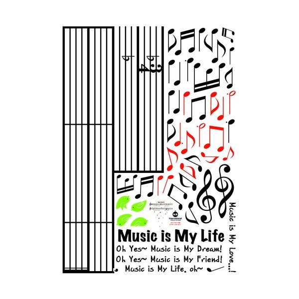 Samolepka Music Is My Life-image-2
