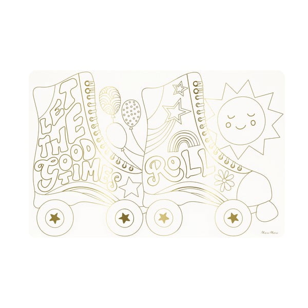 Pabertaldrikud 8 tk komplektis 28x42,5 cm Happy Icons - Meri Meri-image-4