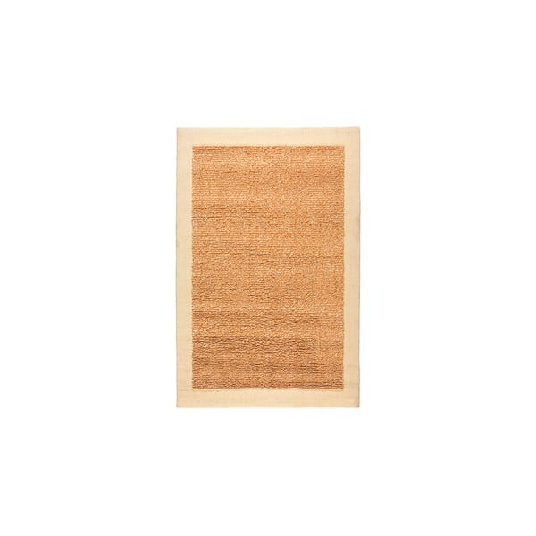 Vlněný koberec Dama no. 610, 60x120 cm, oranžový