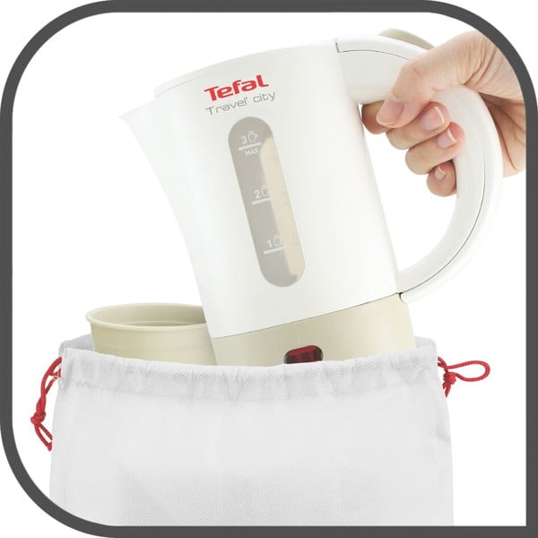 Valge veekeetja 500 ml Travel'City KO120130 - Tefal-image-2