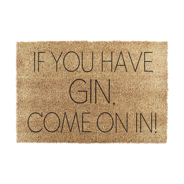 Kookoskiududest matt  40x60cm If You Have Gin - Artsy Doormats