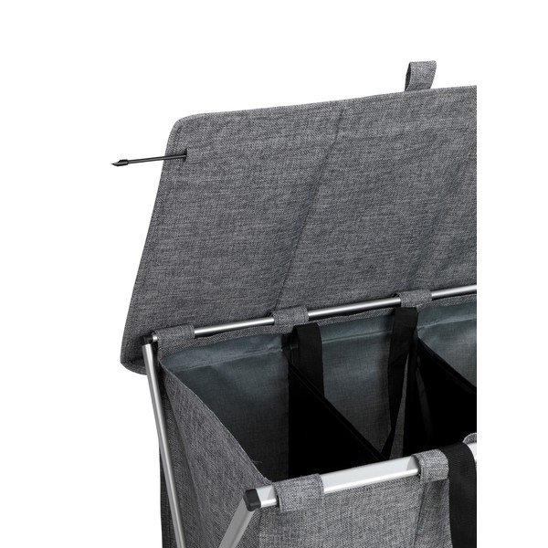 Trio 3-kohaline hall pesukorv, maht 118 l - Wenko-image-4