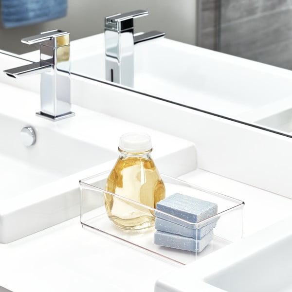 Läbipaistev hoiukarp iDesign The Home Edit, 11,9 x 24 cm - iDesign/The Home Edit-image-1