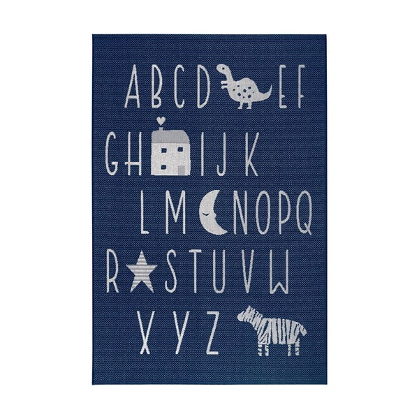 Sinine lastevaip Letters, 120 x 170 cm - Ragami