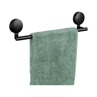 Must Static-Loc® seinale paigaldatav rätikukang, 40 cm laiune Pavia - Wenko