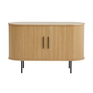 Tammespoonist lükandustega kummut 120x76x45 cm. Nola - Unique Furniture