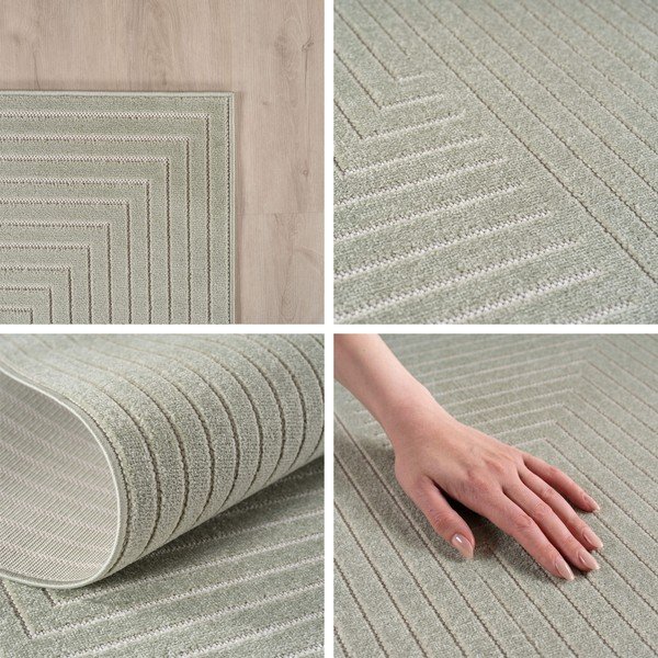 Roheline ümmargune sise- ja õuevaip ø 160 cm Nova 1202 - Ayyildiz Carpets-image-2