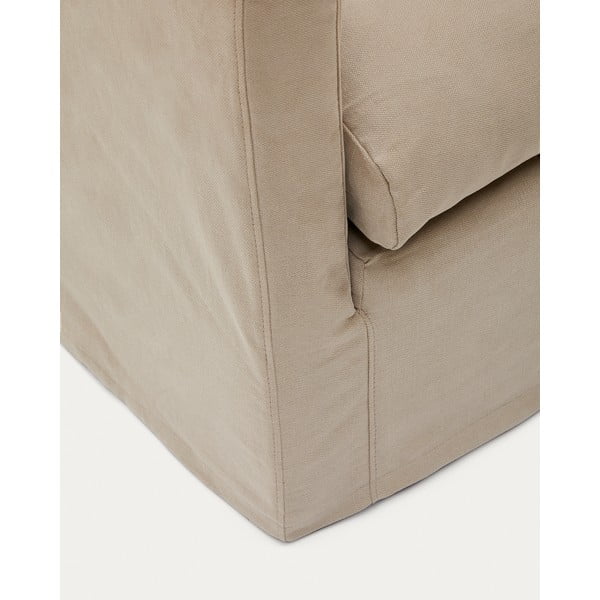 Beež tugitoolikate 92 cm Nora - Kave Home-image-3