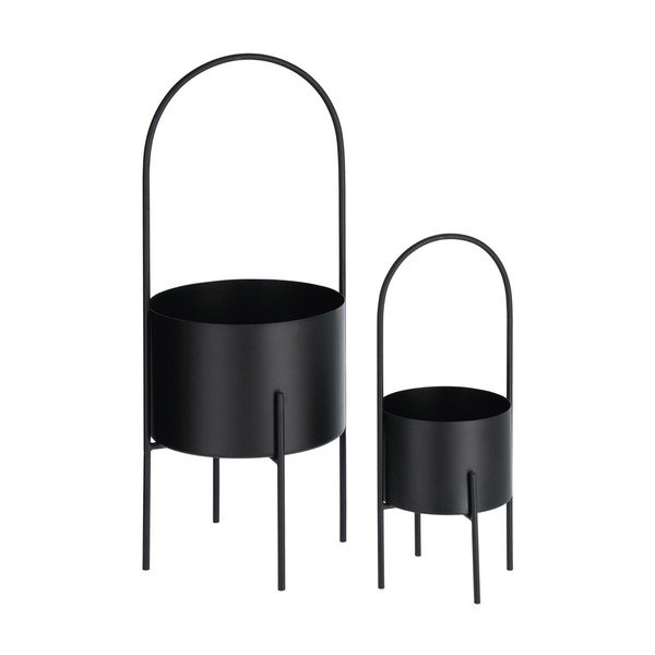 Metallist katted lillepottidele, 2 tk komplektis ø 25 cm Mash - Kave Home