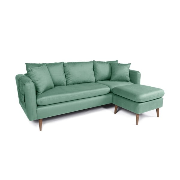 Türkiissinine diivan 215 cm Sofia - Balcab Home-image-3