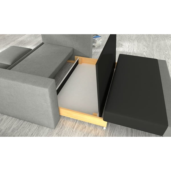 Helehall sametdiivan, muudetav/koos panipaigaga, 151 cm Wave – ELTAP-image-2