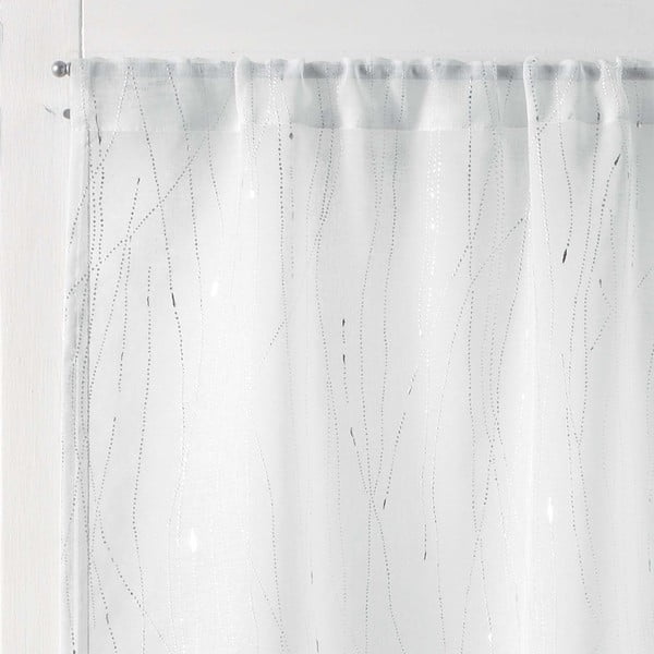 Valged voile kardinad 2 tk komplektis 70x200 cm Filiane - douceur d'intérieur-image-1