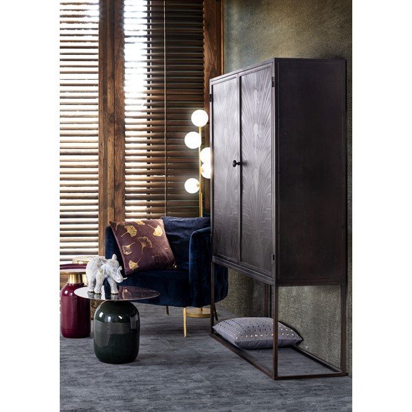 Kuldse värvi põrandalamp klaasist varjuga (kõrgus 156,5 cm) Balls - Bizzotto-image-2