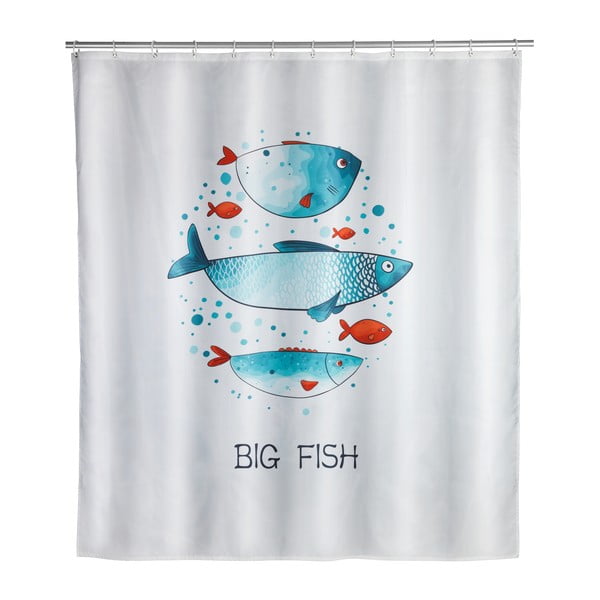 Pestav dušikardin Big Fish, 180 x 200 cm. - Wenko