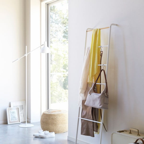 Valge dekoratiivne redel redel Tower - YAMAZAKI-image-1