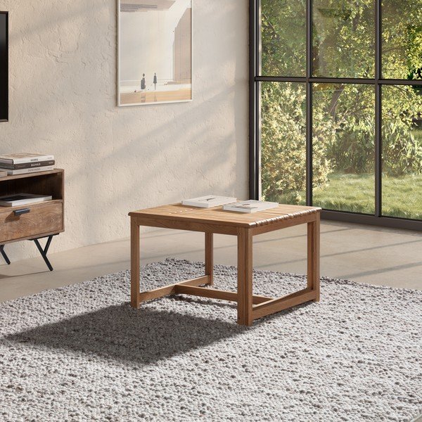 Naturaalsest tammepuidust kohvilaud 60x70 cm Unai - MOME-image-1