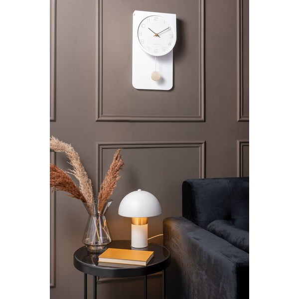 Valge-kuldne laualamp, kõrgus 26 cm Seta - Leitmotiv-image-1