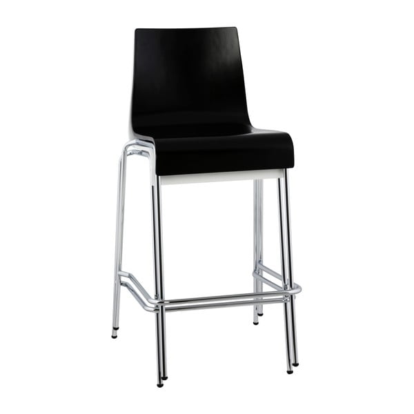 Černá barová židle Kokoon Cobe, výška sedu 65 cm