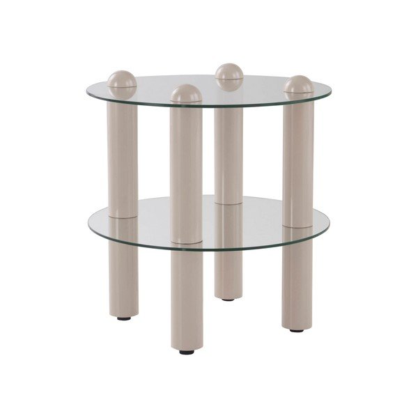 Klaasist ümmargune abilaud ø 48 cm Egan - Jotex