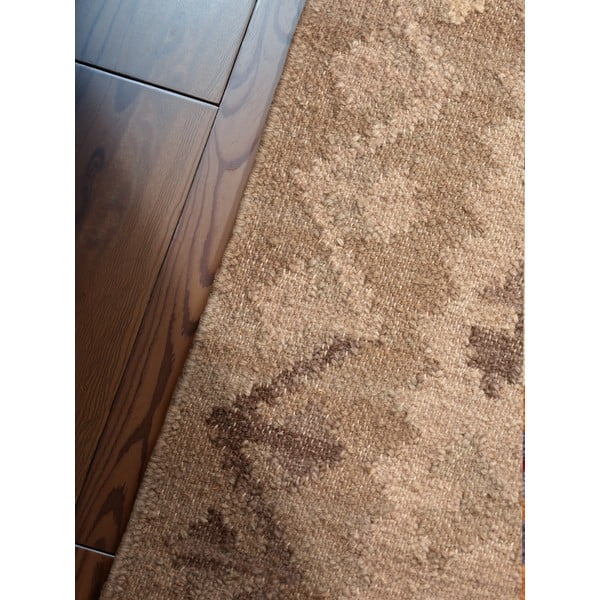 Helesinine-beež käsitsi kootud kahepoolne villane vaip 160x230 cm Kamal Dune - Nouristan-image-4