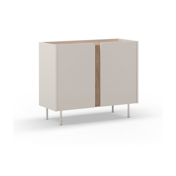 Kreem tammespoonist kapp 100x82,5x40 cm Lucile - Marckeric-image-2