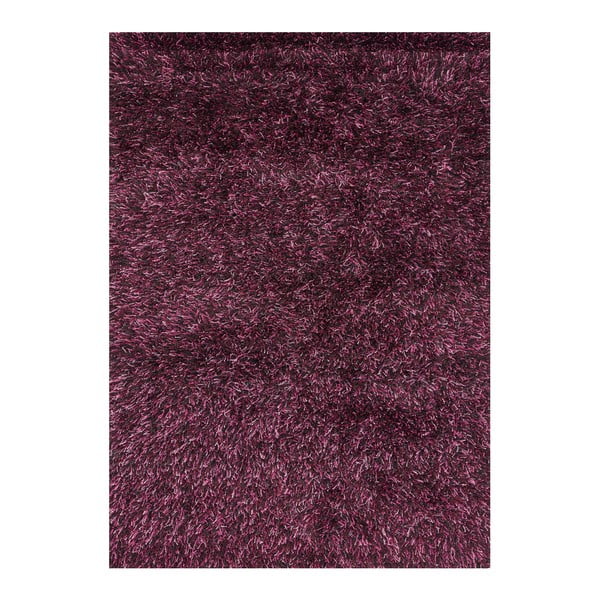 Fialový koberec s dlouhým vlasem Linie Design Sprinkle, 140 x 200 cm